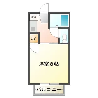 ウィングスズカ【1階】の間取り