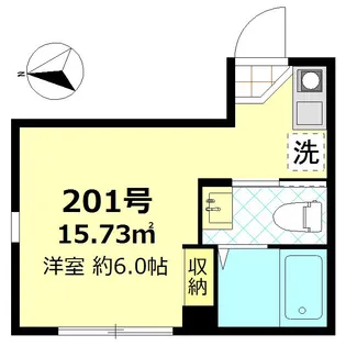グラシア蒲田本町【2階】の間取り