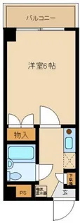 グローリア初穂田端【8階】の間取り