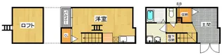 クワトロ・ヴィラ大橋【1階】の間取り