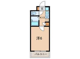 菱和パレス早稲田【4階】の間取り