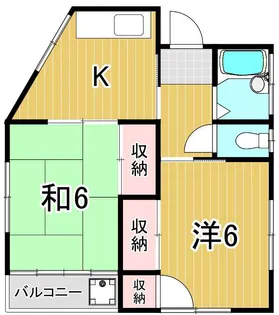 いきじま荘【1階】の間取り