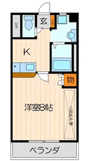 サンフレンドユー【5階】の間取り