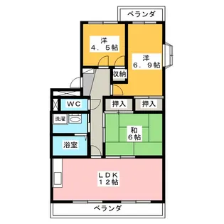 サニーコート前田 III【1階】の間取り