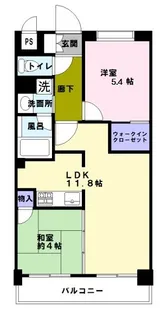 レジデンスマンション【4階】の間取り