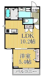 LUCIANNA EAST【2階】の間取り
