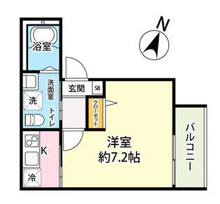 Cassolo秋津【2階】の間取り