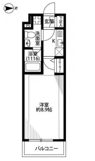 プレール・ドゥーク新宿中落合【3階】の間取り