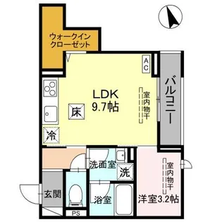 TORISIAS三峯【1階】の間取り