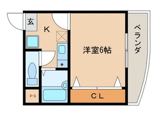 パティオ名駅西【5階】の間取り