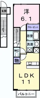 エクセルステージ12【2階】の間取り