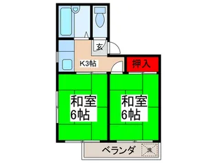 コ-ポ櫻井【3階】の間取り