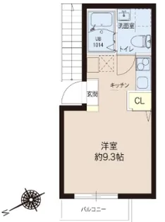 レピュア成増レジデンス【1階】の間取り