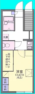 クワイエット【1階】の間取り