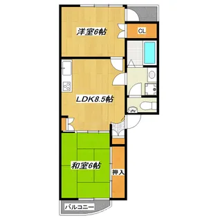 フォクシーすずきI【4階】の間取り