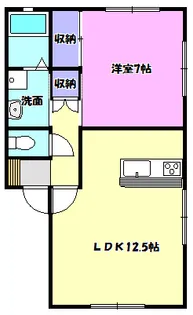 スカイヒルズ【2階】の間取り