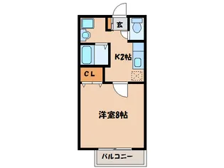 コーポマーメイド【1階】の間取り