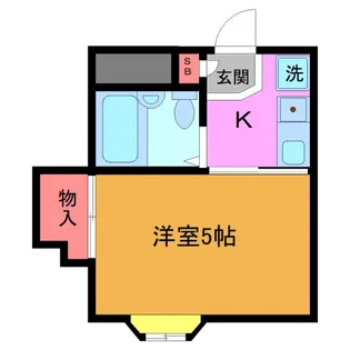 モロマンションB棟【2階】の間取り