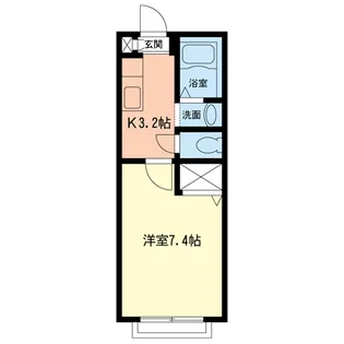フライハイト【2階】の間取り