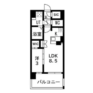 アーバンパーク御幣島【10階】の間取り