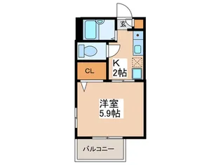 フローラ高津【2階】の間取り