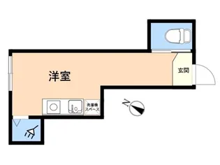 TOKYOβ竹ノ塚10【1階】の間取り