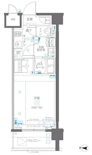 ZOOM錦糸町North【6階】の間取り