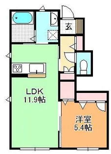 スターヒルズ(ShaMaison)A【1階】の間取り