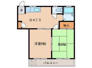 ソワ―ル豊嶋【2階】の間取り