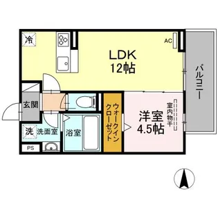 サンセール【1階】の間取り