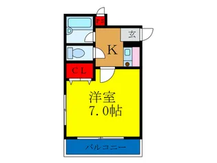 弘和ハイム【3階】の間取り
