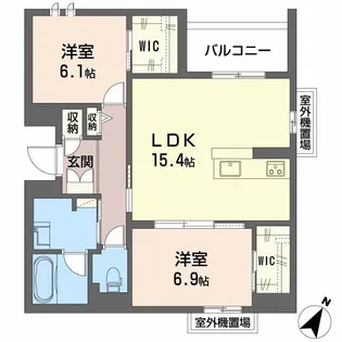 エテルノ 和【3階】の間取り