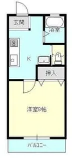 Kハウス【2階】の間取り