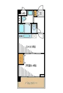 アバンセ【4階】の間取り