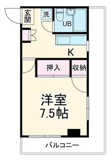 パレドゥユー【1階】の間取り
