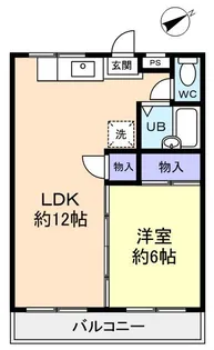 フラワーハイツ【2階】の間取り