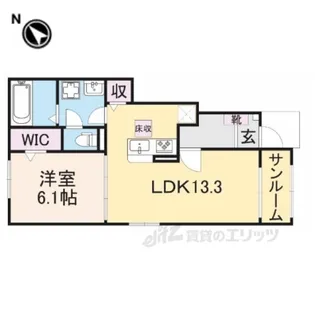 ファミリエ【1階】の間取り