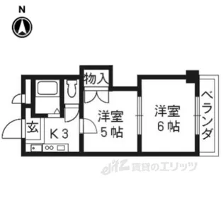 プリマベーラ西京極【3階】の間取り