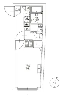 CITY WALK北赤羽【1階】の間取り