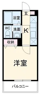 Raffine芝【1階】の間取り