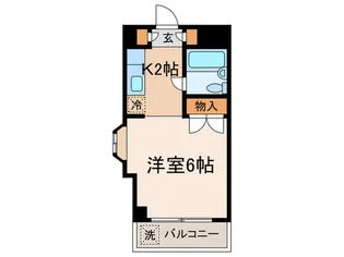 グレ-ス経堂【2階】の間取り