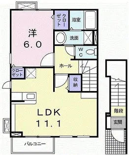 フォルム 植上【2階】の間取り