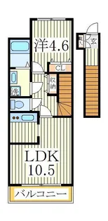 メゾン チェリー【2階】の間取り