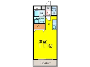 ユーミー伊勢【3階】の間取り