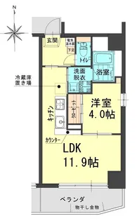 フェリシアコート幸町【6階】の間取り