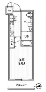 ALTERNA中野【4階】の間取り