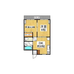 マンションローマ【2階】の間取り