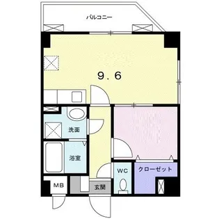 フォルトゥーナ マスヤ【6階】の間取り
