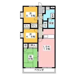 エストワン【4階】の間取り