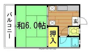 アルカディア須玖I【2階】の間取り